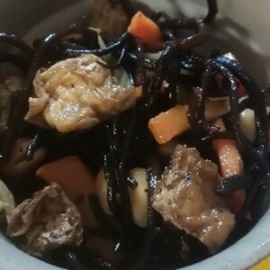 大豆とひじきの煮物